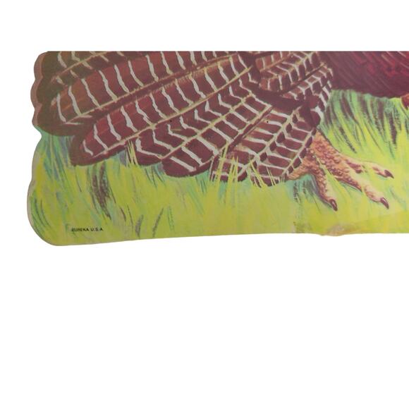 Vintage Eureka Amscan Thanksgiving Cardboard Die Cut Outs SET OF 6 - Picture 6 of 8